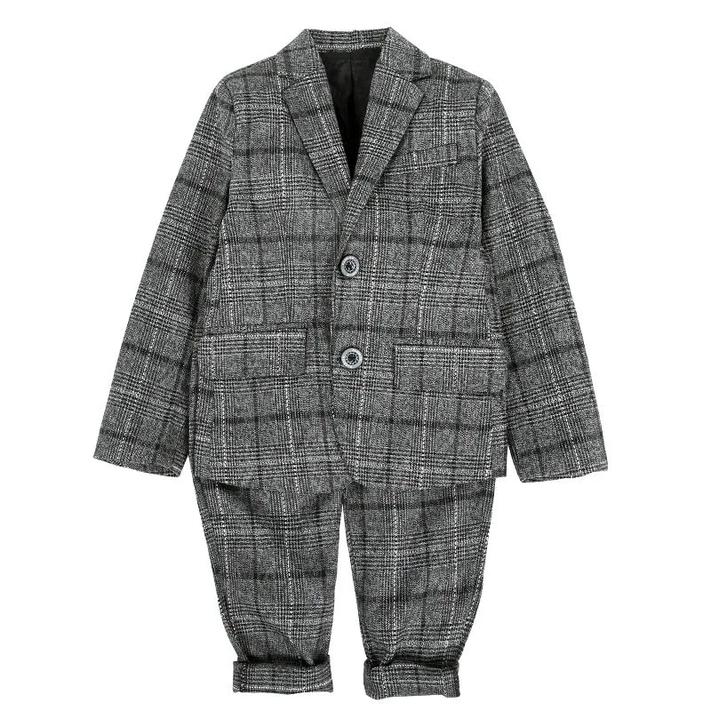 School uniform Dress for boys Formal Birthday Suits for Weddings Blazer Pants 2Pcs Kids Gentleman Party Child Clothing Sets  kids girls boys