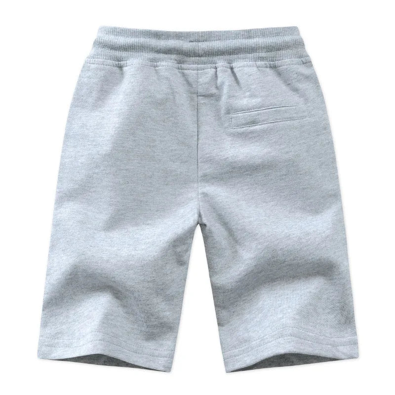 Children Boys Shorts  Summer Zipper Pocket Design Kids Casual Knitted Shorts For Boys 3 4 6 8 10 12 14 Years Clothing Dwq240