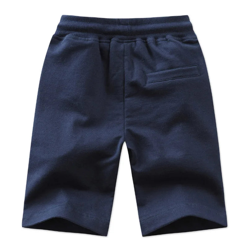 Children Boys Shorts  Summer Zipper Pocket Design Kids Casual Knitted Shorts For Boys 3 4 6 8 10 12 14 Years Clothing Dwq240