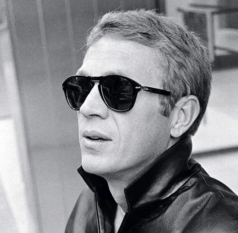 Classic Vintage Pilot Steve Style Polarized Sunglasses  Driving Brand Design Sun Glasses