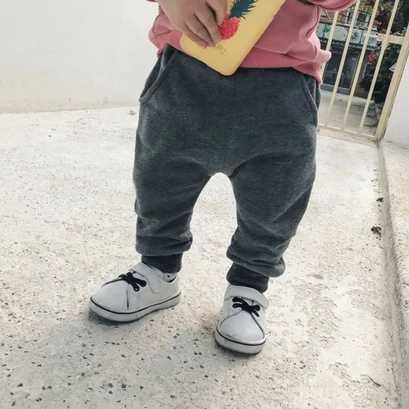 Baggy Clothes Boy Clothes Toddler Baby Boy Cartoon Big Mouth Monster Print  Harem Pants Cotton Baggy Jogger Trousers 0-4Y