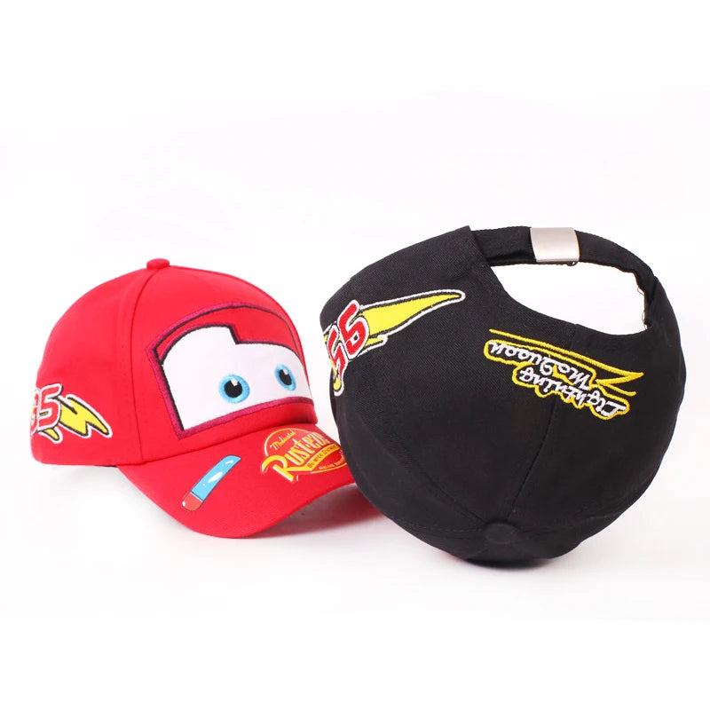 Spring Autumn Baby Boy Girl Baseball Cap Children Cute Hat Cartoon Pixar Cars Lightning McQueen 95 Kids Popular Hip Hop Snapback