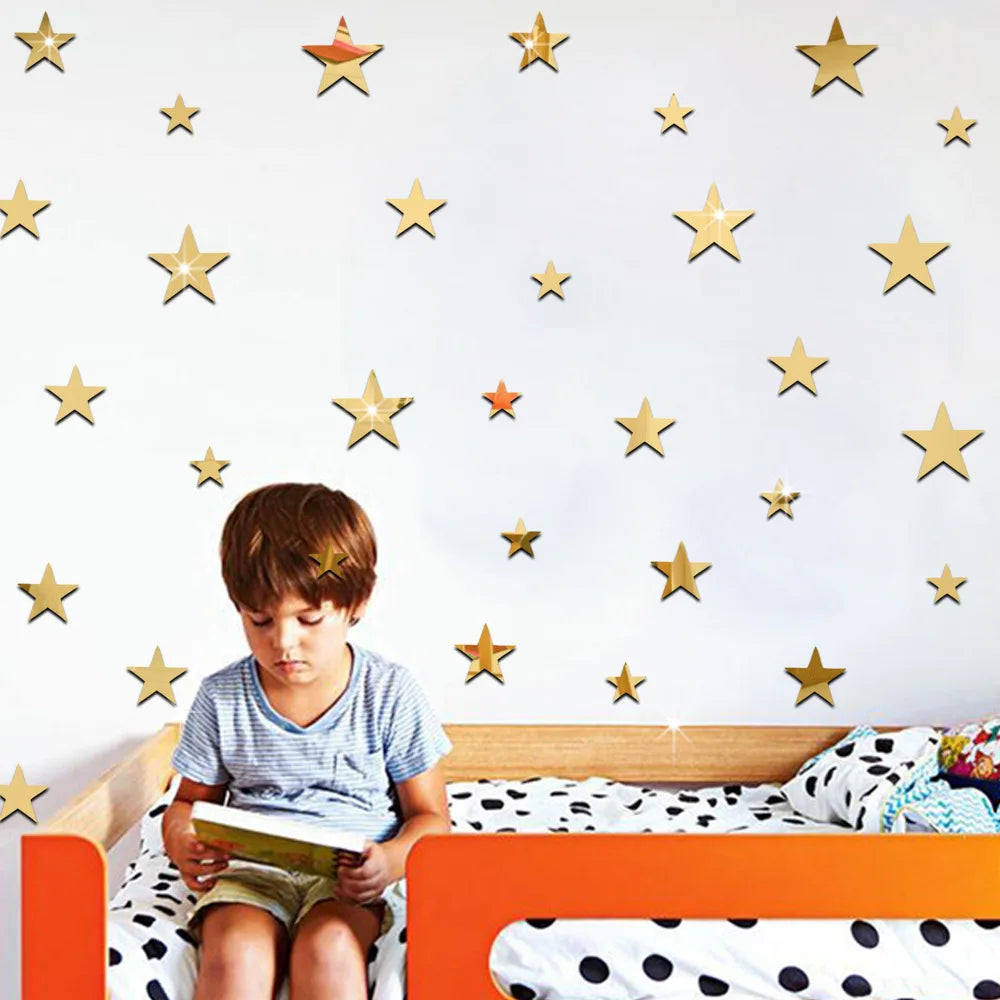 Sticker Modern Acrylic Diy Wall Decor Room Decoration Wall Sticker for Kids Rooms Living Room Art Mural