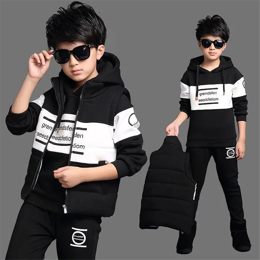 Boys clothes sport suit casual boys clothing 3ps sets  autumn letter two pieces children clothing set kids tracksuit clothes
