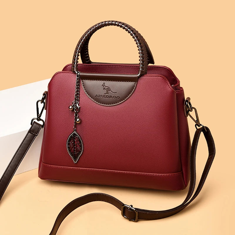 Large Capacity Handbag Women Tote Bag High Quality Leather Shoulder Messenger Bags for Women Luxury Brand