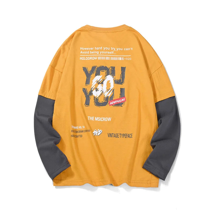 Kids T-Shirt Spring/Autumn Fashion Design Kids Long Sleeve Tops Cotton For Children 6 8 10 12 14 Years Tops