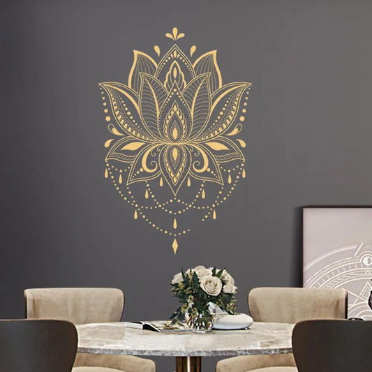 Decal Delicate Mandala Pattern Vinyl Wall Decal Portable Room Décor Sticker