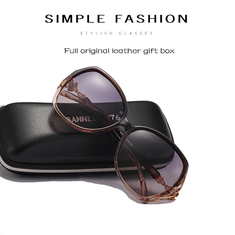 Luxury Women Polarized Sunglasses Latest Lady's  UV400 Protection Crystal Feminin Cool Sun Glasses Diamond Vintage Gafas