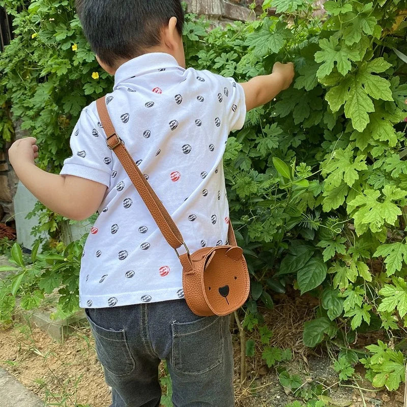 Fashion Children Girls Boys Shoulder Bag Cute Little Bear Animals Messenger Bag Kids Keys Coin Purse Cute Princess Handbag