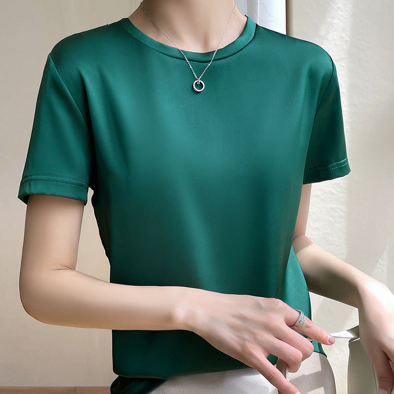 Half Sleeve Refreshing And Comfortable Mid-stretch Top
