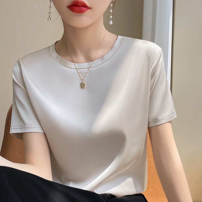 Half Sleeve Refreshing And Comfortable Mid-stretch Top
