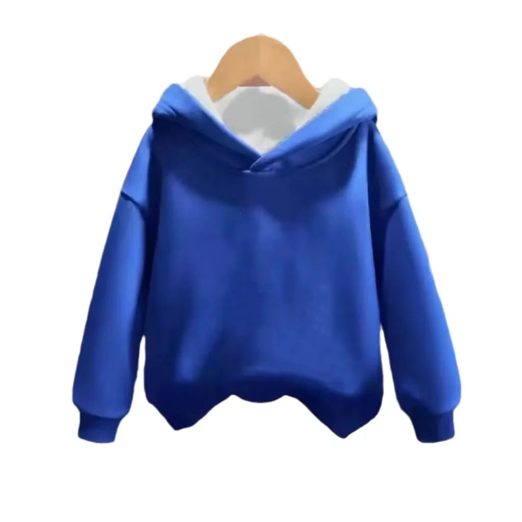 Sweatshirt Hoodie Winter Autumn Children's Clothing Top Velvet Long Sleeve Hoodies for Children