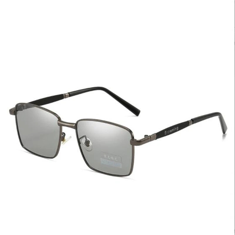 Retro Metal Sunglasses for Men, Sun Shading and UV Protection Glasses, Unisex Driving Glasses