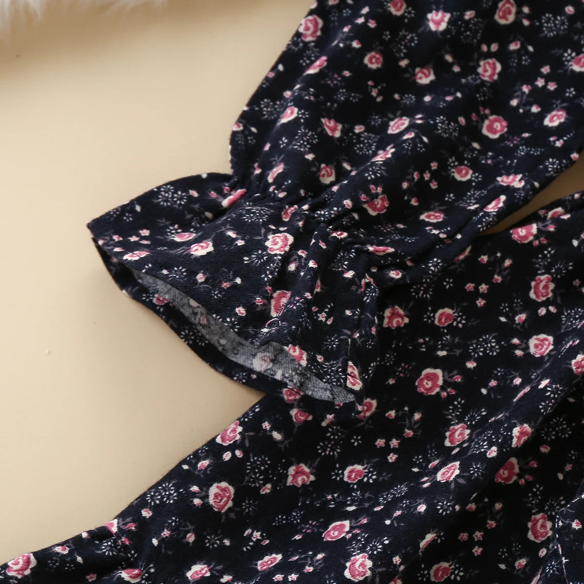 Baby Girls Dresses for Kids Clothing Autumn Flower Long Sleeve Teenagers School Uniform Dress Children Vestidos 8 10 11 12 Years