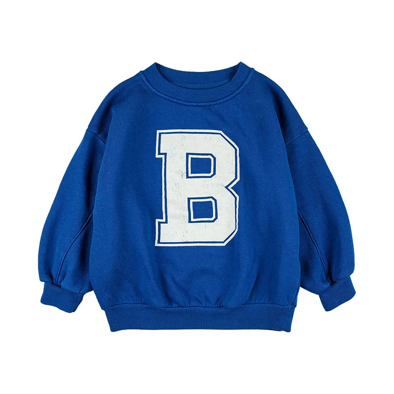 Korean Childrens Autumn Winter Clothes for Girls Boys Babi Sweaters Kids Sweatshirts Long Sleeve O-neck Cute Tops