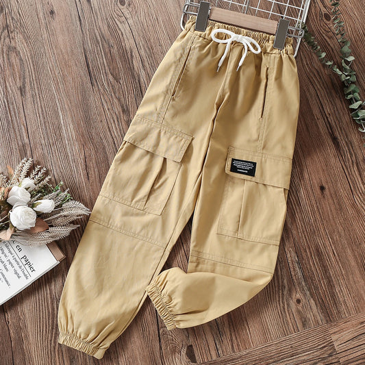 Girls Trousers for Boys Casual Pants School Uniform Teenagers Cargo Pants Children Clothes Baby Kids Vestidos 6 8 10 12 13 Years