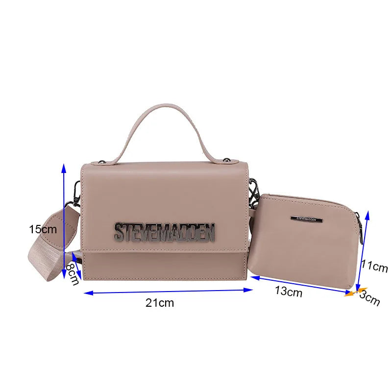Luxury Crossbody Shoulder Bag for Women Pu Leather Fashion Designer Shoulder Bags Party Elegant Handbag Wallets for Women's Bag