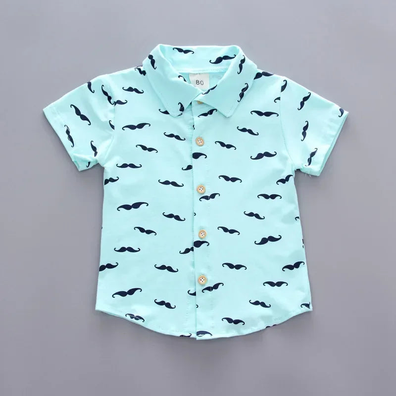 Summer Kids Boys Baby Tee Shirt + Pants Clothing Sets Children Infant Toddler Blouse + Shorts Garments Suit 1 2 3 4 Years  boys  toddler
