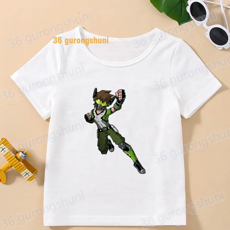 T Shirt Boys T Shirts Kids Tshirt Ben Baby T-shirts summer Short Sleeve Tops For Girls-clothing Children Clothes