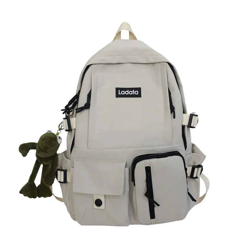 Unisex Waterproof Backpack Student College Style Schoolbag Women's Casual Large Capacity Computer Backpack