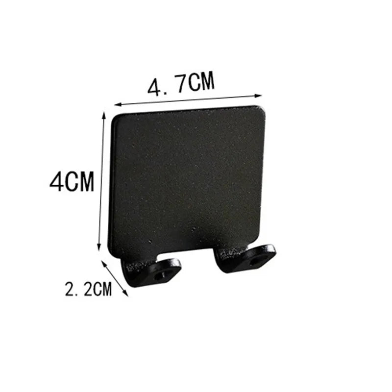 Magnetic Shaver Storage Rack Wall-mounted Storage Rack Kitchen Bathroom Plug Hook Space Aluminum Metal Key Holder Wall