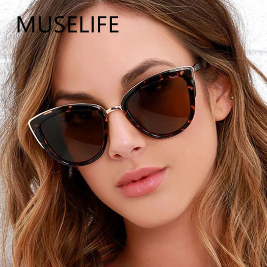 Cateye Sunglasses Women Vintage Gradient Glasses Retro Cat eye Sun glasses Female Eyewear UV400