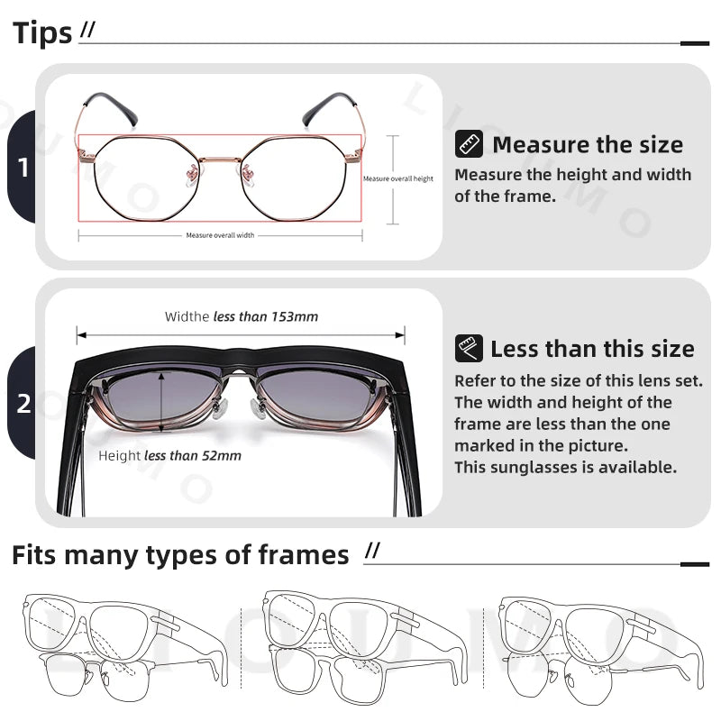 New Fit Over Myopia Glasses Cover Sunglasse Polarized Men Women UV400 Anti-Glare Cover Sun Glasses Safe Driving
