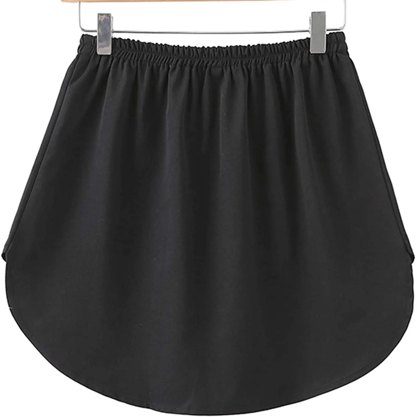 Women Fake Shirt Hem Detachable Underskirt Irregular Skirt Blouse Hem Extender Mini Skirt Layered Inner Layer
