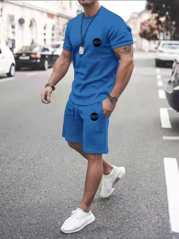 Summer Men’s T-Shirt Set Spades King 3D Print Short Sleeve+Sports Shorts 2Piece Suits Men’s Sportswear O-Neck Oversized Outfits