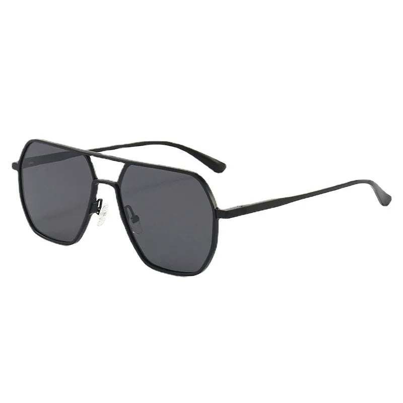 Men's Polarized Sunglasses UV400 Dual-use Day and Night Photochromic Glasses Outdoor Polygon Full Frame for Men