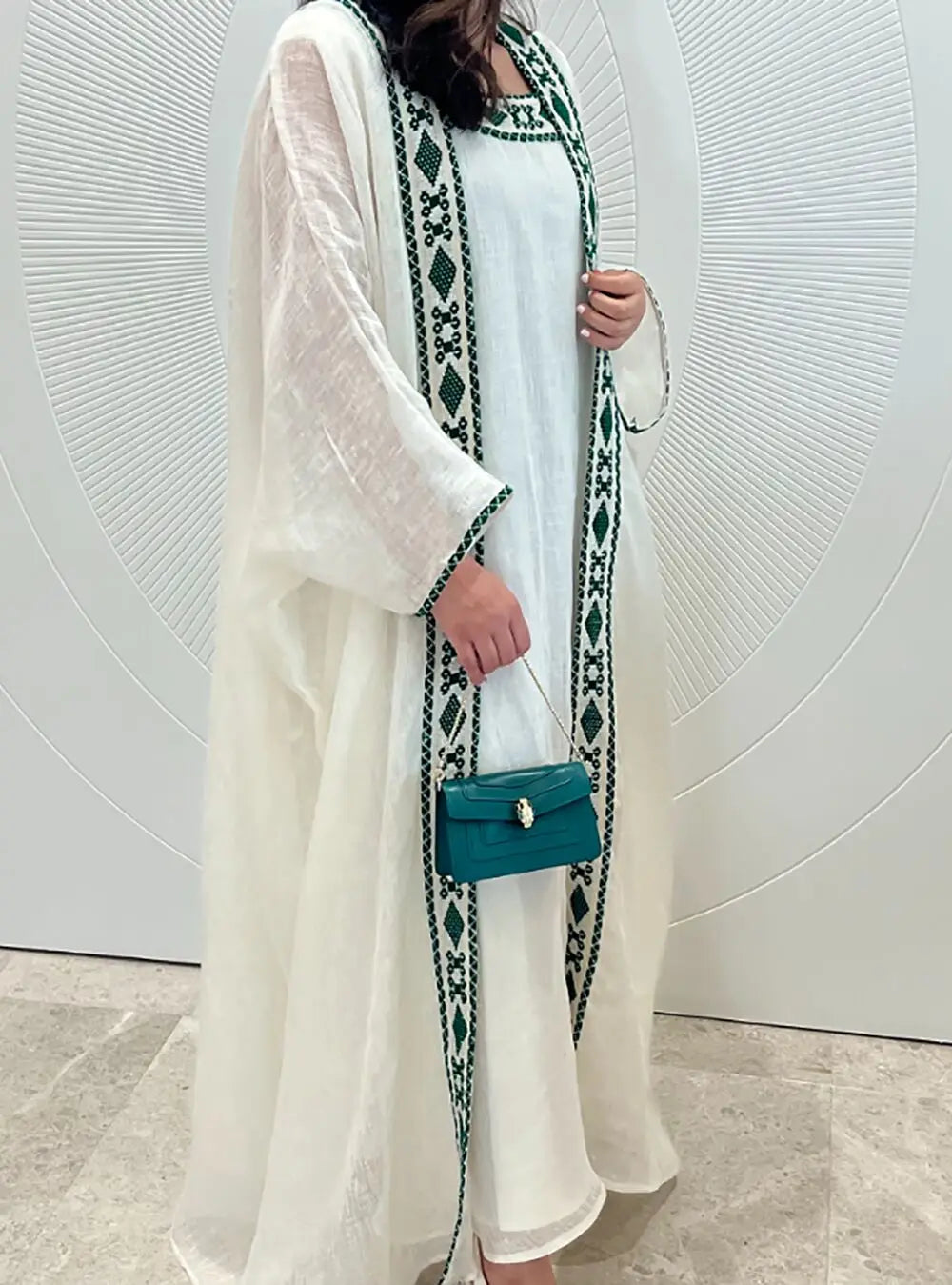 woman Muslim Dress Ramadan Two Piece