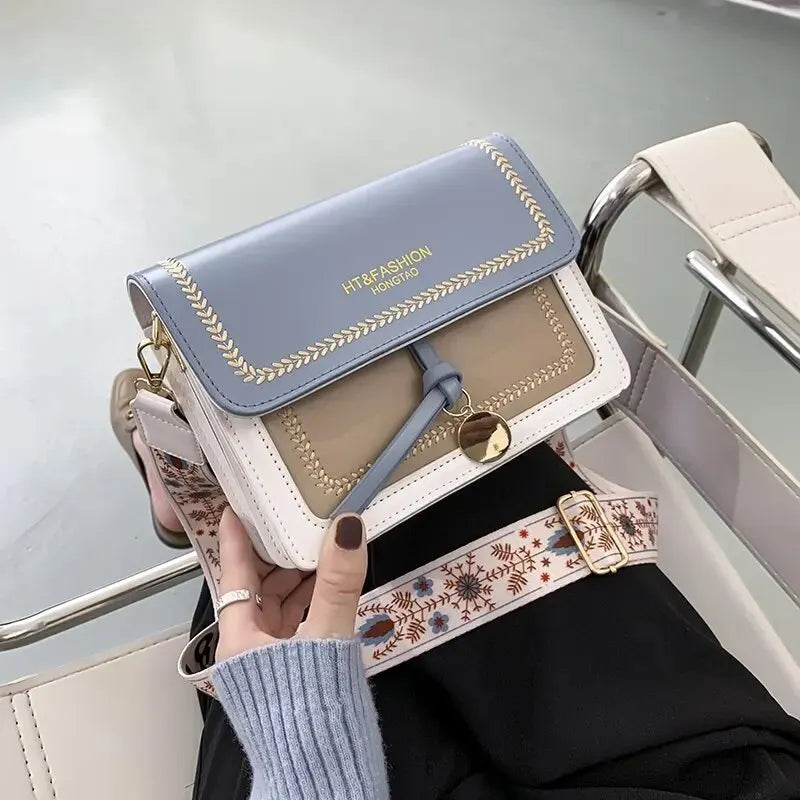 Women's Bag Sweet Color Organ Bag With Small Square Bag Simple Casual Shoulder Bag Girl Bag
