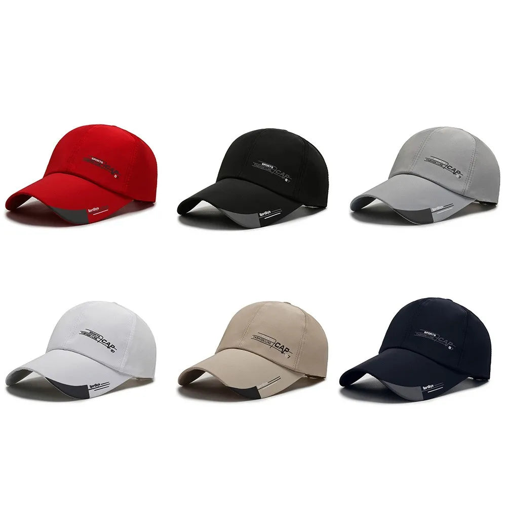 Fishing Hat Baseball Cap Fake Funny Men Wig Adjustable Baseball Beanie Outdoor Party Sports Summer Sun