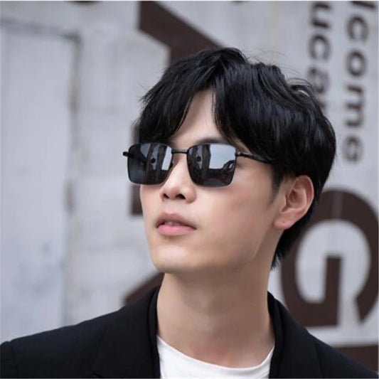 Retro Metal Sunglasses for Men, Sun Shading and UV Protection Glasses, Unisex Driving Glasses