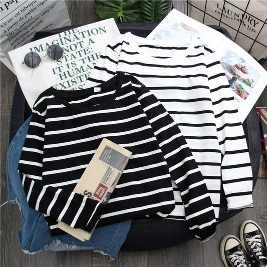 Women Blouse Popular Versatile Long Sleeves Streetwear Bottoming Shirt Autumn T-shirt