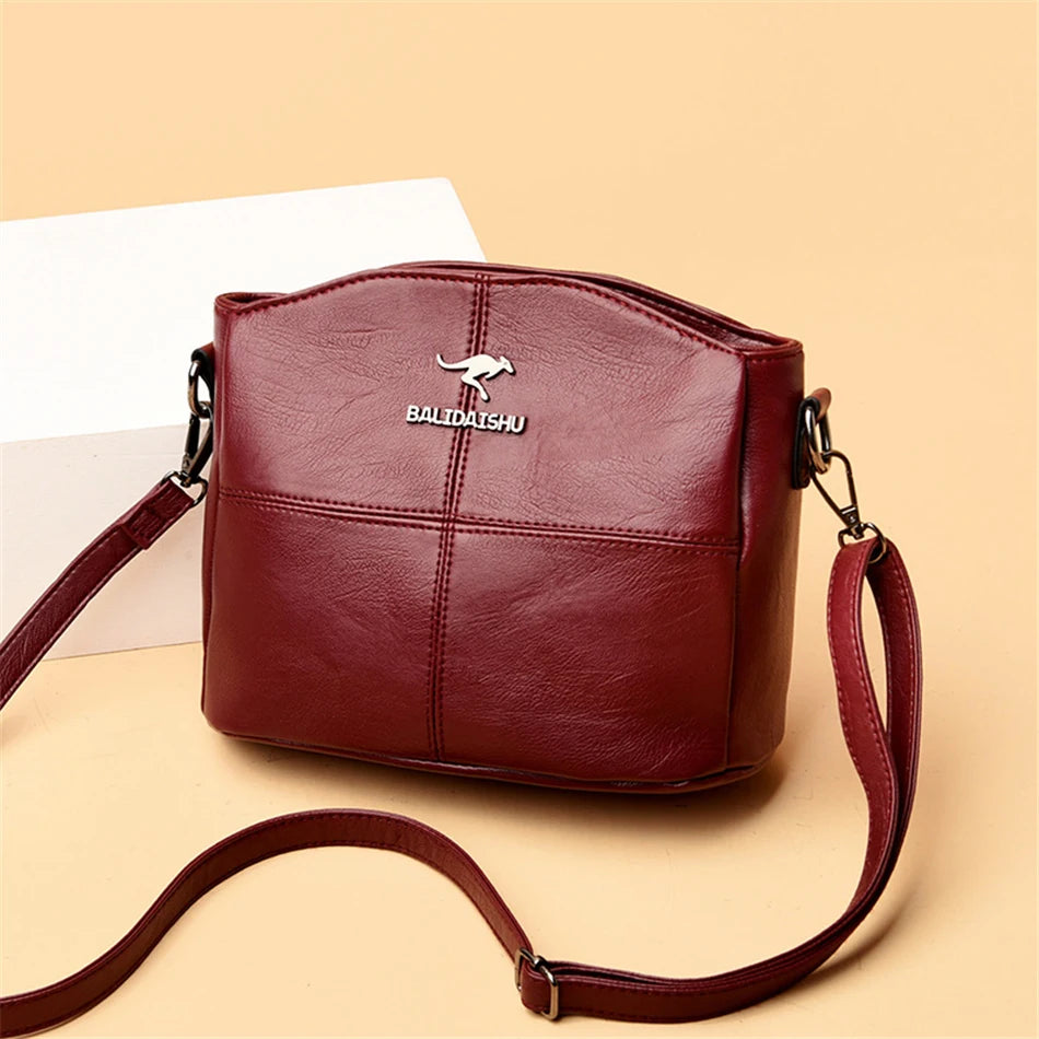 High Quality Leather Crossbody Bag New Luxury Handbags Women Bags Designer Small Shoulder Messenger Bags for Women  Sac