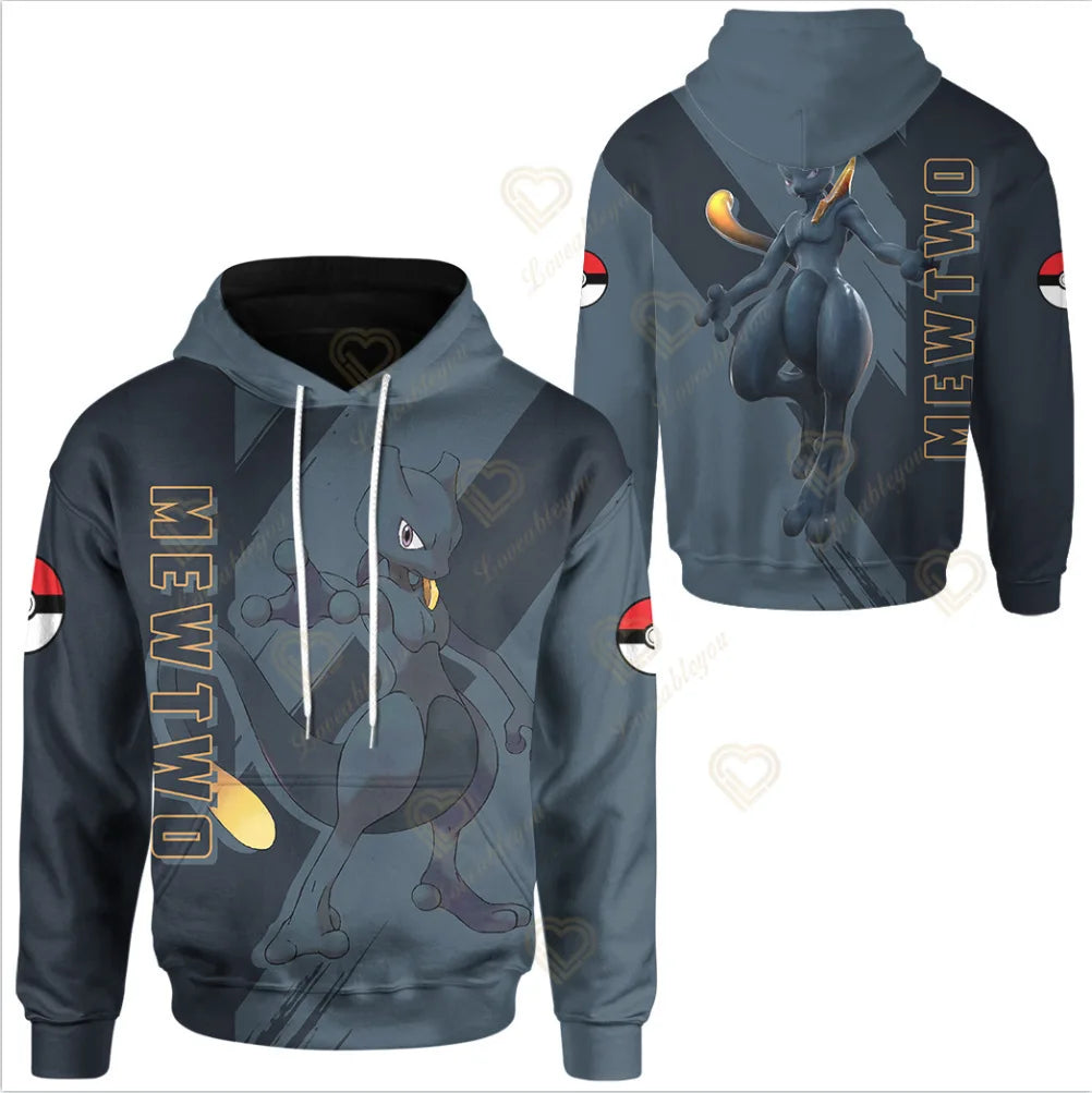 Children's Clothing POKK Hoodie Sweatshirts Autumn Winter Coats Kids Pullovers Pikachu Hoodies Baby Boys Girls Clothes