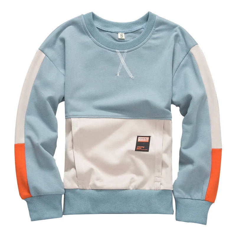 Boys Hoodies Sweatshirts Cotton Tops Outwear Cool Spring Autumn Windproof Kids School Children's Clothing
