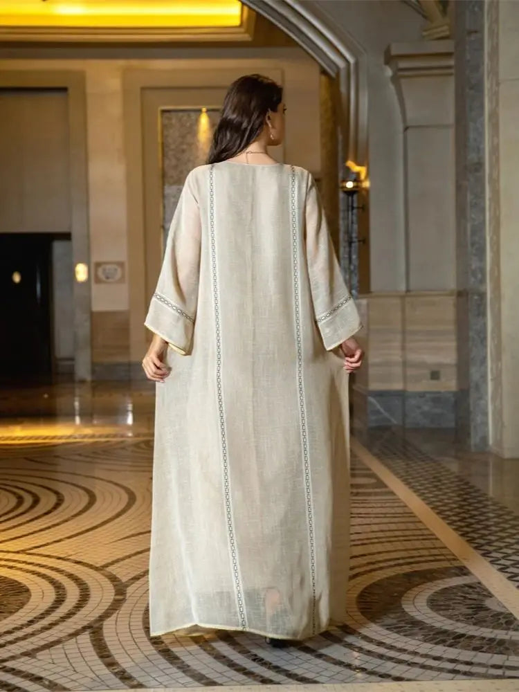 Abaya Islam Arabic Muslim Long Dress ,Dresses For Women Clothing Robe Musulmane Femme Vestidos
