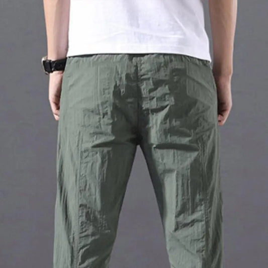 Men Clothing Autumn Winter Sweatpants Elastic Baggy Casual Pants Pants for Mens High Quality Cropped Pants Sweatpants