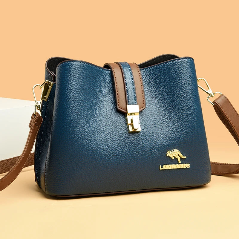 Women Bags Designer Handbags Casual Leather Cowhide High Capacity Shoulder Crossbody Bags for Women The New Luxury Handbags