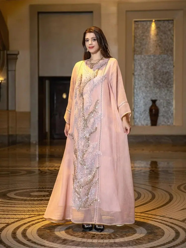 Abaya Islam Arabic Muslim Long Dress ,Dresses For Women Clothing Robe Musulmane Femme Vestidos
