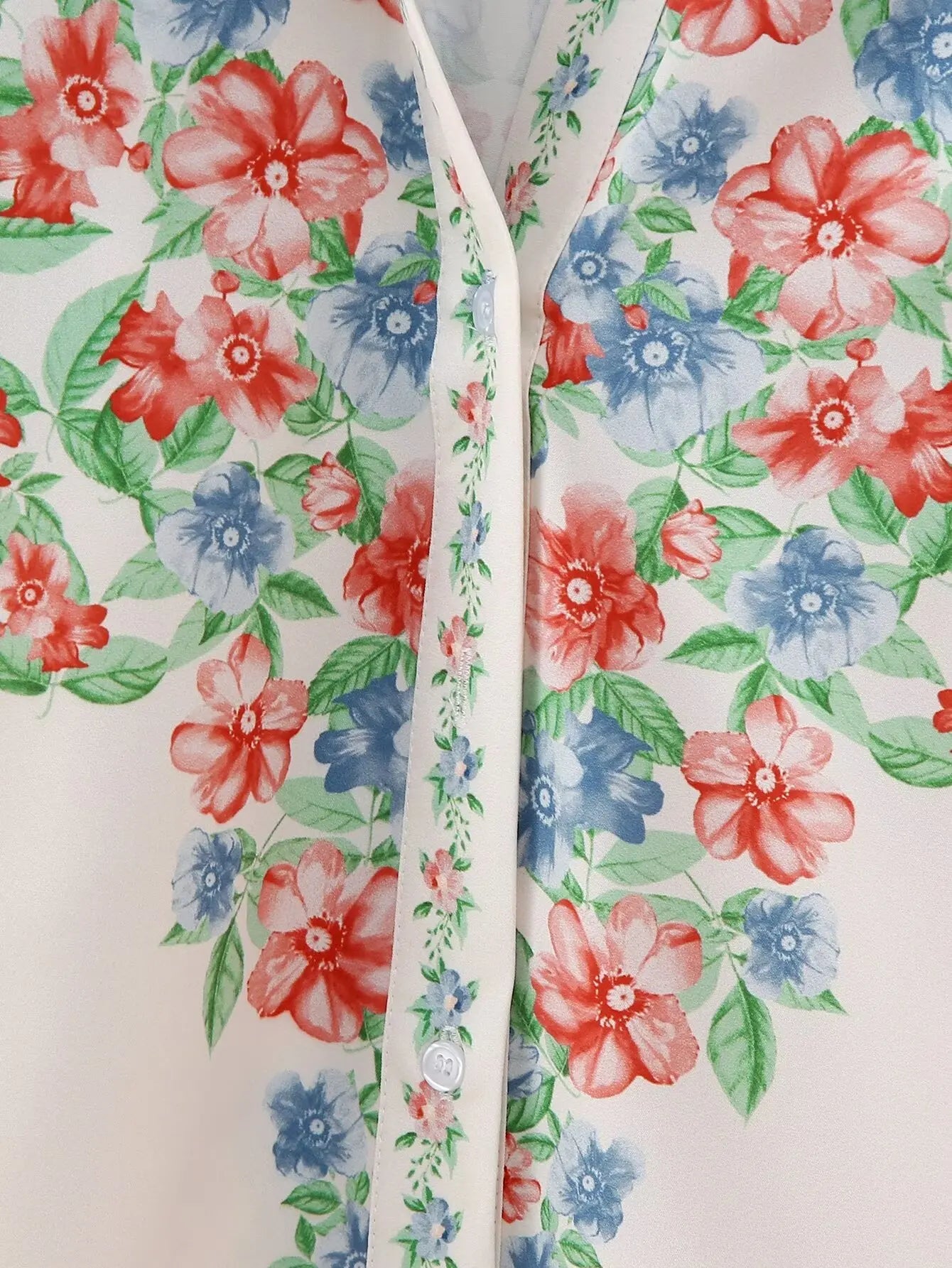 Women  Positioning Print Shirt Vintage V-Neck Long Sleeve Loose All-Match Casual Female Shirts Blusas Chic Tops