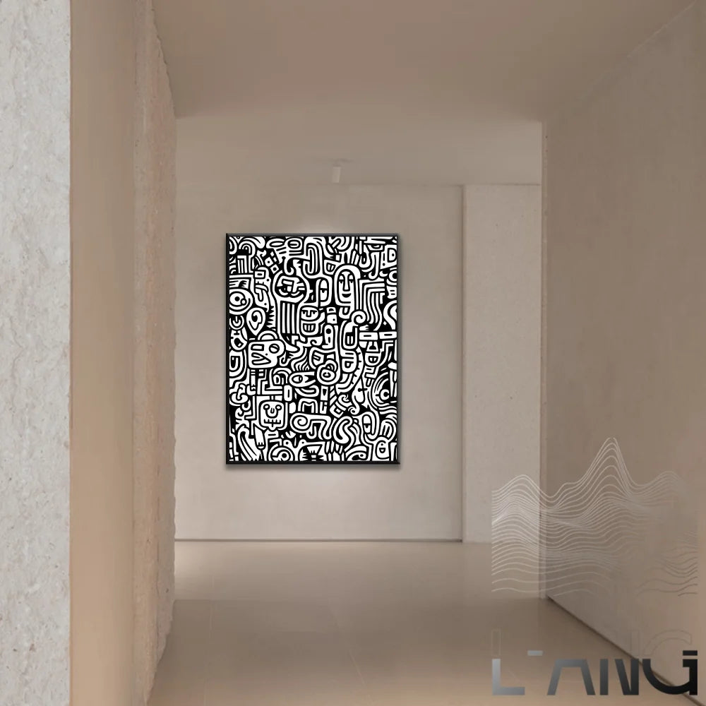 Nordic Abstract Keith Artwork Pictures Decorative Poster Canvas Painting Living Room Wall Art Prints Modern Home Decor Aesthetic