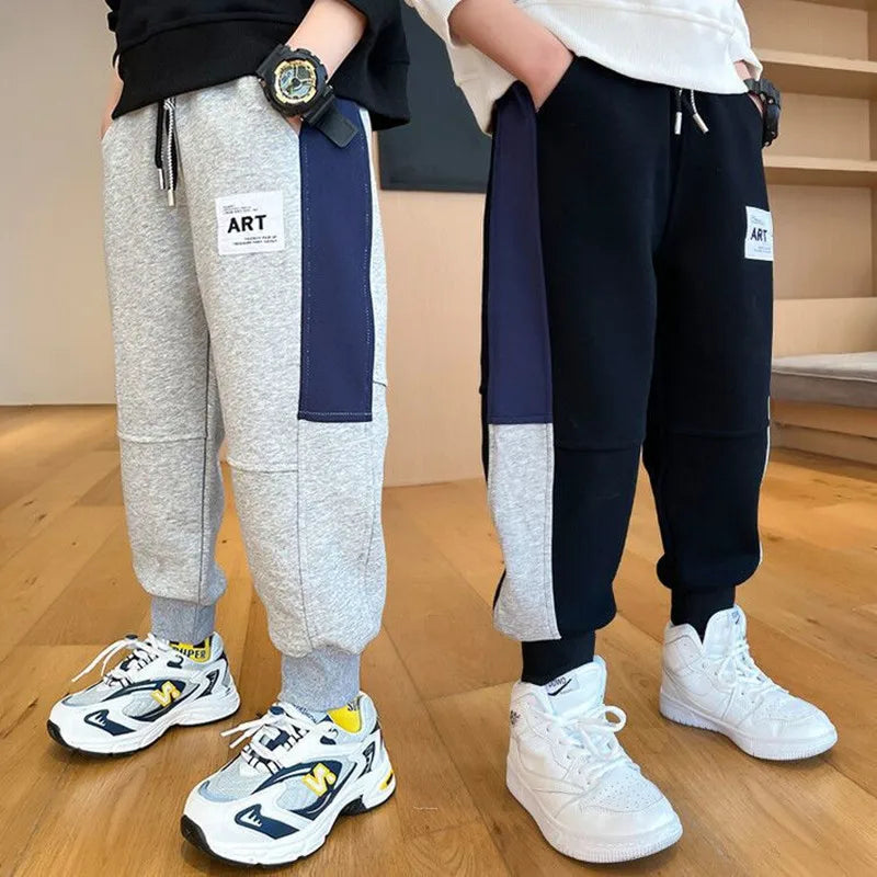 Spring Cool Boy Pencil Pants Children Cargo Pants Fashion Long Trousers Teenage Kids Clothes 4 5 6 7 8 9 10 11 12 13 14 Year Old