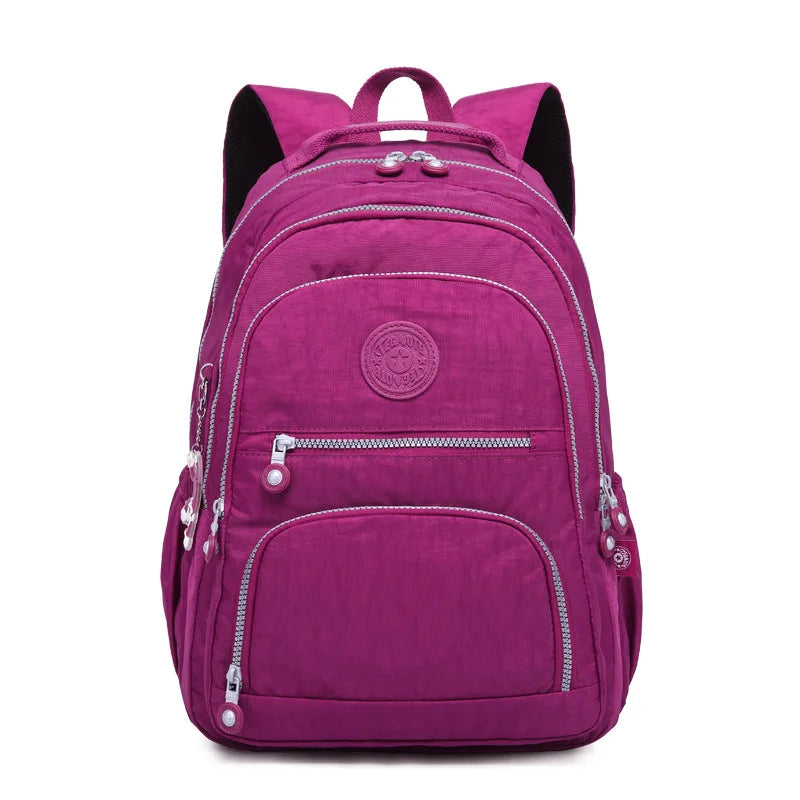 Chic Roomy Schoolbags with Reinforced Seams Waterproof  School Backpacks for Girls Laptop Back Packs