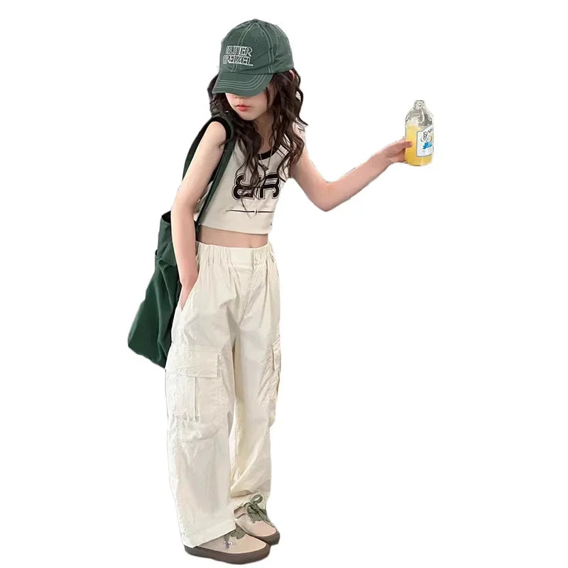 teenage girls clothing girls pants cargo pants casual pants girls clothes Pants for girls