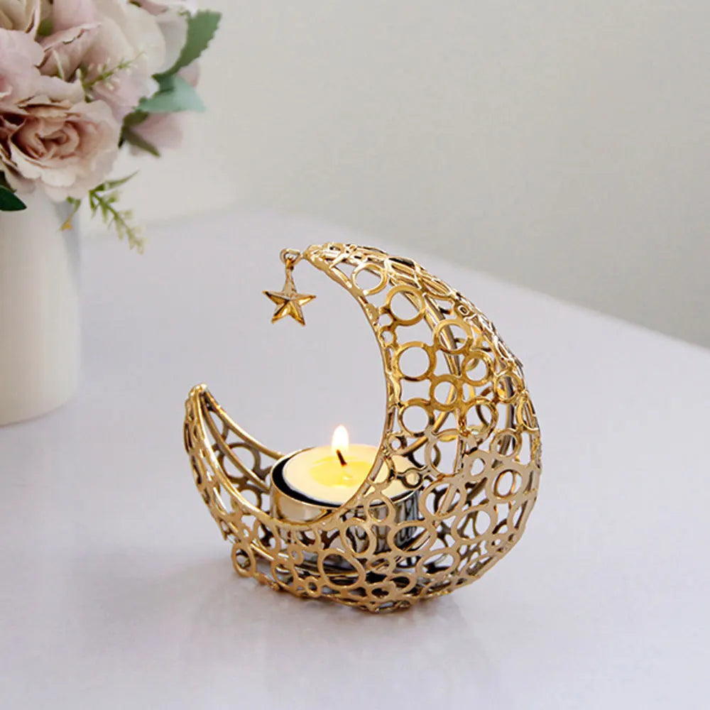 Eid Mubarak Candle Holder Ramadan Kareem Banner Ramadan Decoration For Home Islamic Muslim Party Decor Eid Al Adha Gifts