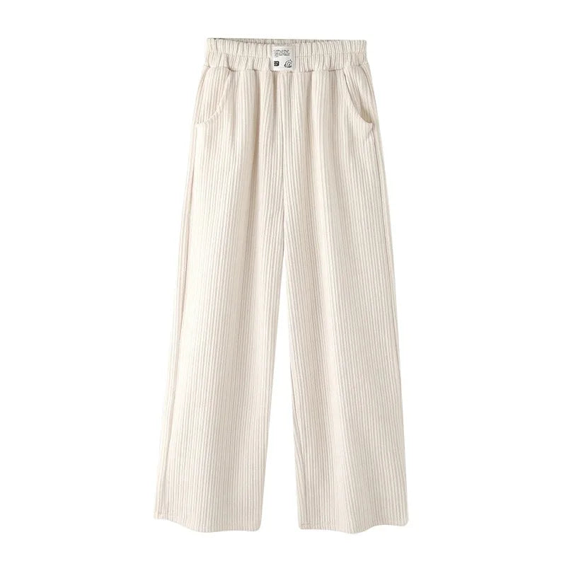 Spring Autumn Teen Girls Wide Leg Pants Child Trousers Fashion Solid Color Corduroy Girls Pants Kids Clothes