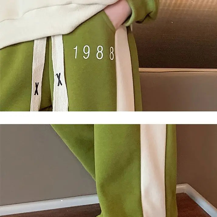 Girls New Autumn Spring Fashion Long Sleeve Hoodie+Pants 2pcs Suits 5-14 Years Teeange Casual Outifts Children Clothing Set